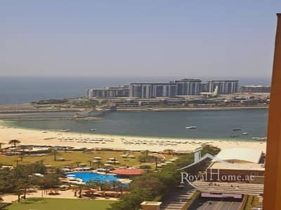 2 Bedroom Flat for Rent in Jumeirah Beach Residence (JBR), Dubai - Unfurnished/Ain Dubai and Sea View From Master BR