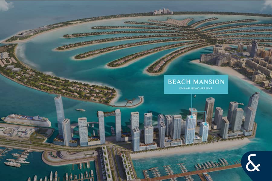 شقة في بيتش مانشن تاور 2،قصر الشاطئ،إعمار بيتشفرونت،دبي هاربور‬ 1 غرفة 2850000 درهم - 12506235