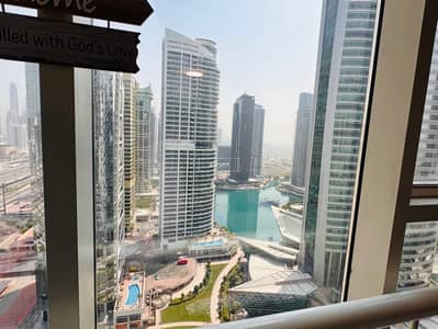 Studio for Rent in Jumeirah Lake Towers (JLT), Dubai - Lake View | Fully Furnished | Next to Metro