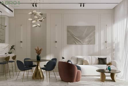 Студия Продажа в Дубай Саут, Дубай - LIVING FINAL. jpg