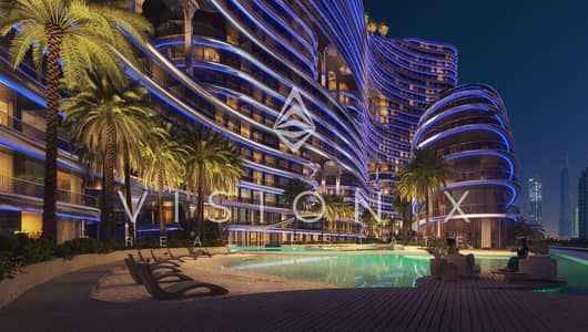 Студия Продажа в Бизнес Бей, Дубай - Aquarise Exterior-4. jpg