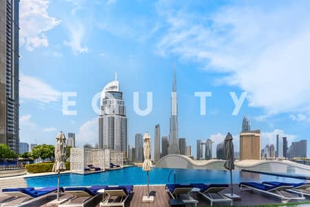 2 Bedroom Apartment for Rent in Downtown Dubai, Dubai - Exclusive | Burj Khalifa View | Multiple Cheques