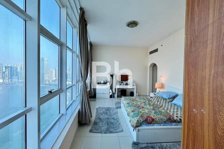 1 Bedroom Flat for Sale in Al Khan, Sharjah - Waterfront View 1BR | Balcony | Covered Parking