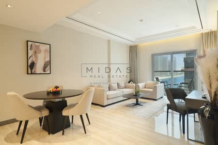 1 Спальня Апартаменты в отеле в аренду в Палм Джумейра, Дубай - One Bedroom Sea View with Balcony - Living Room 1.1. jpg