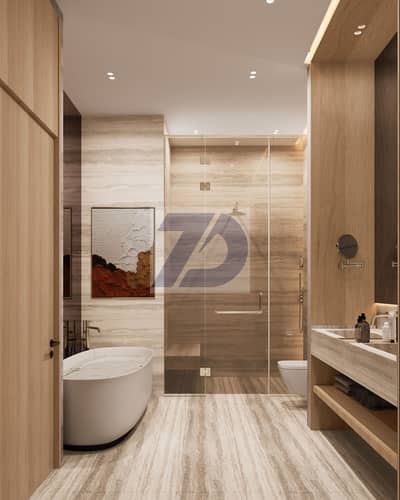3 Bedroom Apartment for Sale in Al Marjan Island, Ras Al Khaimah - 3BR UNIT_Master Bathroom. png