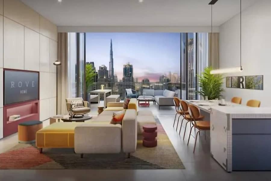 Квартира в Дубай Даунтаун，Роув Хоум, 1 спальня, 2849999 AED - 12512224
