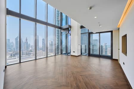 2 Bedroom Apartment for Rent in Za'abeel, Dubai - DUPLEX CORNER UNIT | BURJ KHALIFA VIEW | MAID ROOM