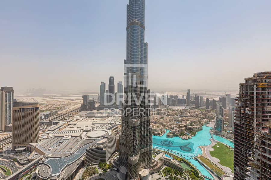 Burj Khalifa and Fountain View | High Floor Burj Khalifa and Fountain View | High Floor