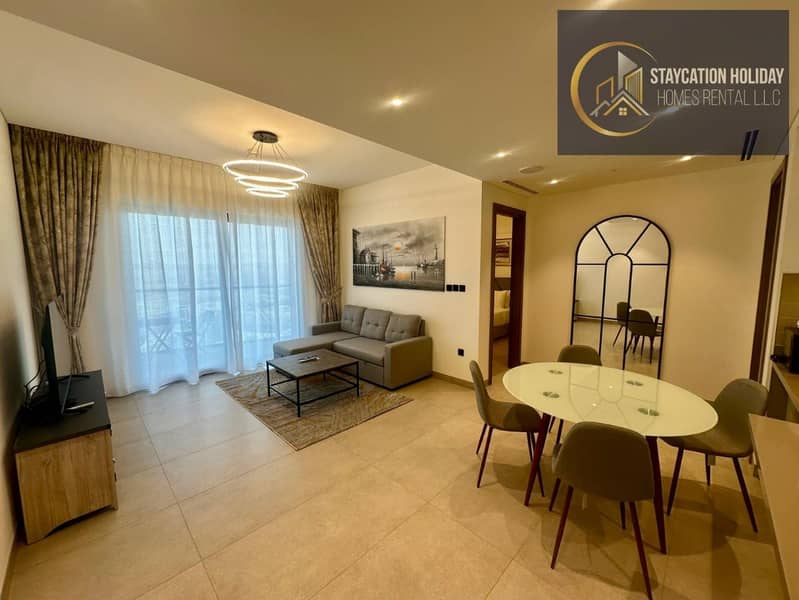 Modern | Fully Furnished | Higher Floor | Monthly Basis