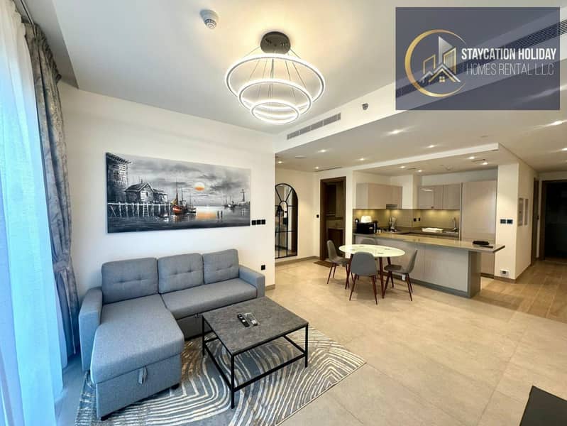 Modern | Fully Furnished | Higher Floor | Monthly Basis