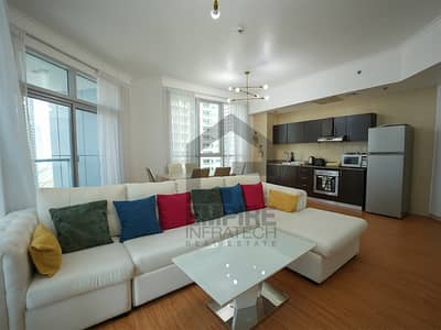 2 Bedroom Apartment for Rent in Dubai Marina, Dubai - High Floor | Vacant Now | Fully Furnished | Bright
