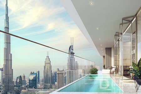 4 Bedroom Penthouse for Sale in Downtown Dubai, Dubai - Half Floor Penthouse | Iconic Burj Khalifa View