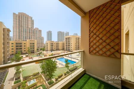 1 Bedroom Flat for Sale in The Greens, Dubai - Pool View | Large 1 Bed | Vacant Sept