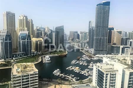 3 Bedroom Flat for Rent in Dubai Marina, Dubai - Vacant | Full Marina View | High Floor