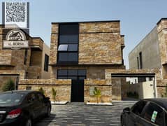 For sele a villa in Al Zahya. The villa consists of 5 rooms, a living room, a hall, and a maid's room.