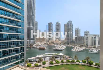1 Bedroom Apartment for Rent in Dubai Marina, Dubai - Marina View | Two Balconies | Large Layout