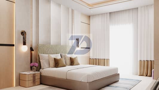 阿尔马扬岛， 拉斯海玛 1 卧室公寓待售 - 1BR UNIT_Bedroom Headboard. png