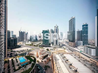 2 Bedroom Apartment for Rent in Downtown Dubai, Dubai - Panoramic View | Mid Floor | Vacant