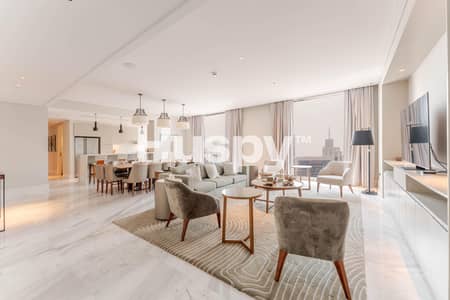 4 Bedroom Apartment for Rent in Downtown Dubai, Dubai - High Floor | Burj Khalifa View | Brand New