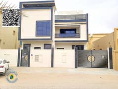 For sale at an incomparable price, a luxurious 5-bedroom villa with a super deluxe roof in the Al Yasmeen. Freehold , Bank financing.