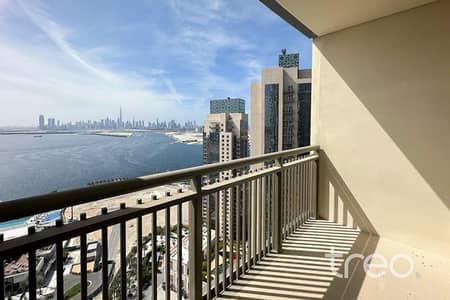 3 Bedroom Flat for Rent in Dubai Creek Harbour, Dubai - Vacant | High Floor | Burj & Sea Views