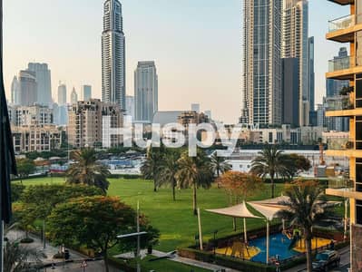 1 Bedroom Flat for Rent in Downtown Dubai, Dubai - Park and City View | Vacant | Low Floor