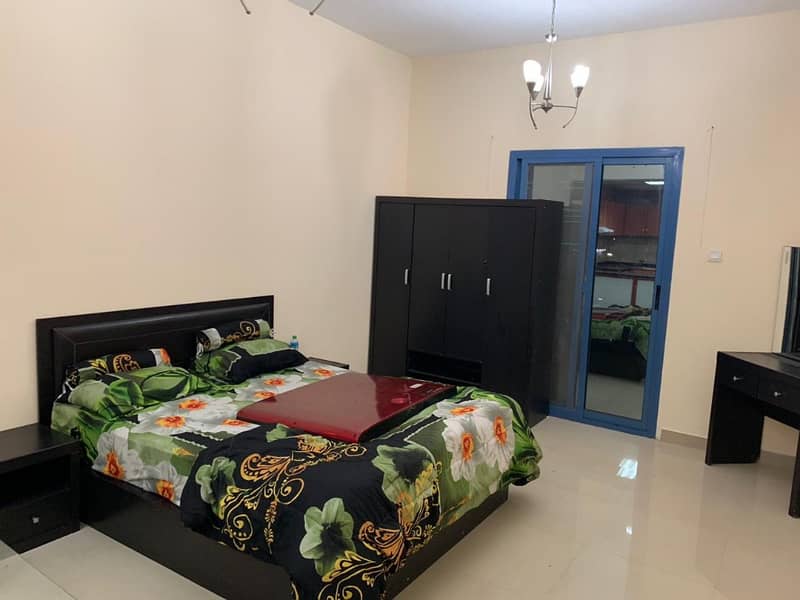 Ready to move,  fully furnished huge studio available for rent on monthly basis/-