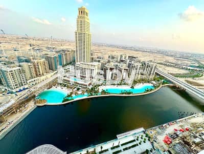 2 Bedroom Flat for Rent in Dubai Creek Harbour, Dubai - Beach View | Vacant | High Floor