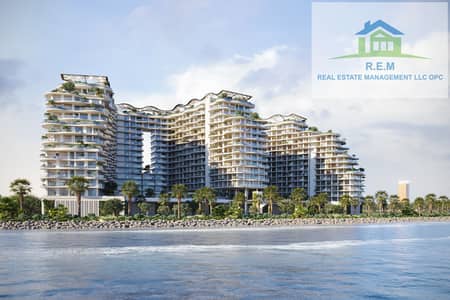 2 Cпальни Апартаменты Продажа в Аль Марджан Айленд, Рас-эль-Хайма - Waterfront Daytime View. jpg
