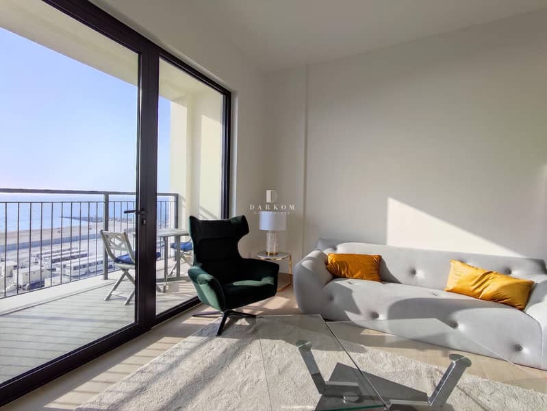 Port De La Mer – La Cote | 1 Bedroom | Full Sea View | Fully Furnished