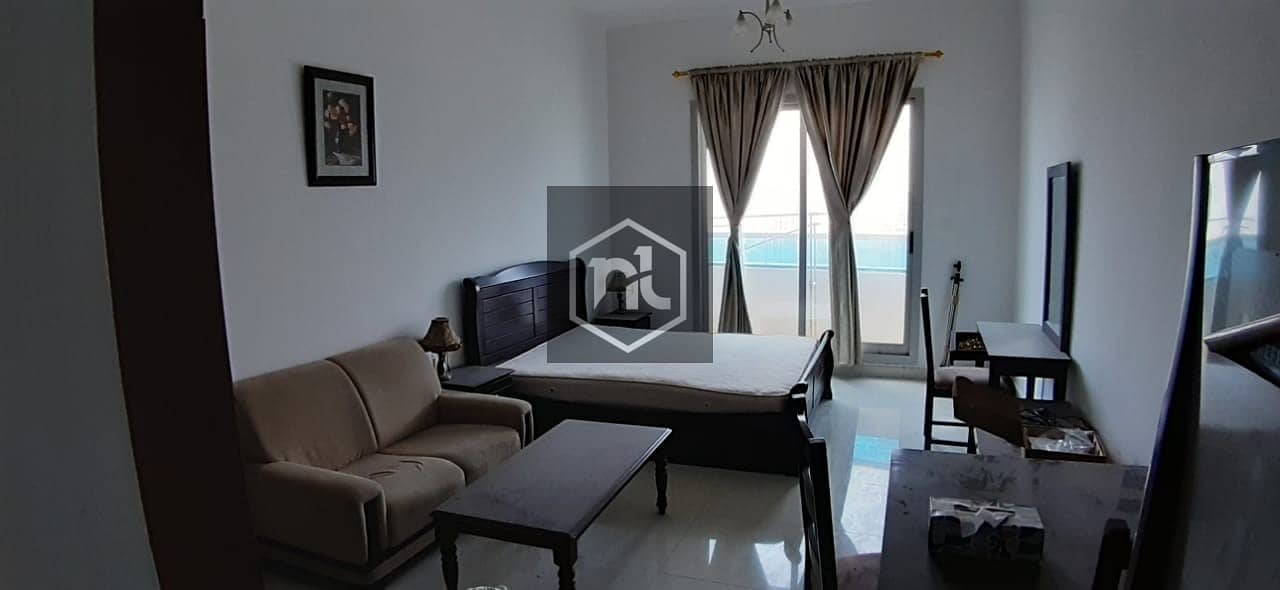 FULLY FURNISHED | STUDIO | BALCONY AND PARKING | ELITE 3 | SPORTS CITY