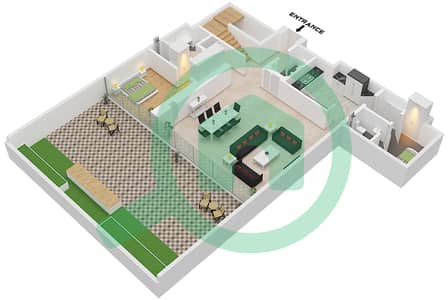 Eden House The Canal - 4 Bedroom Apartment Unit 7 FLOOR GROUND,FIRST Floor plan