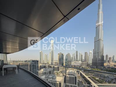 3 Bedroom Flat for Rent in Downtown Dubai, Dubai - Burj Khalifa View | Maids Room | Vacant