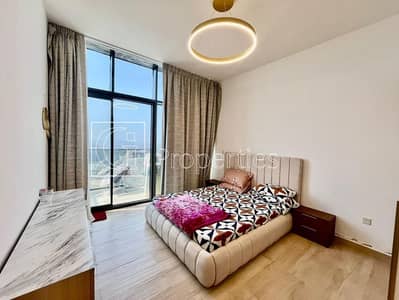 1 Bedroom Flat for Rent in Jumeirah Village Circle (JVC), Dubai - Fully Furnished | High Floor | Community View