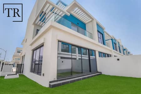 5 Bedroom Townhouse for Rent in DAMAC Lagoons, Dubai - Community View | End Unit | Brand New | Exclusive