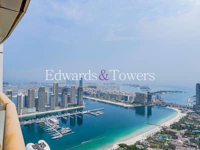 4 Bedroom Flat for Rent in Dubai Marina, Dubai - Palm View | Furnished | Penthouse | 04 series