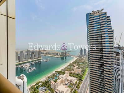 4 Bedroom Apartment for Rent in Dubai Marina, Dubai - Palm and Sea View | Penthouse | Flexible cheques