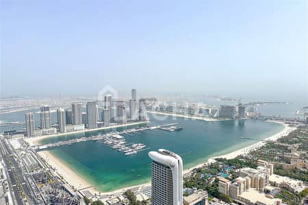 2 Bedroom Apartment for Rent in Dubai Marina, Dubai - BEST PRICE High Floor | Palm Sea View | Maids Room