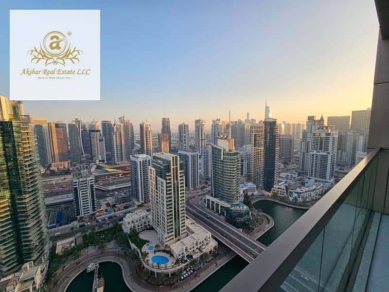 CHILLER FREE FULL MARINA VIEW 3 BHK BIG LAYOUT
