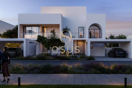 4 Bedroom Townhouse for Sale in The Valley by Emaar, Dubai - Exclusive Twin Villa | Waterfront Luxury | High Return