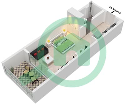 Weybridge Gardens 2 - 单身公寓类型／单位5 / UNIT 2戶型图