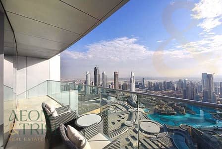 3 Bedroom Flat for Rent in Downtown Dubai, Dubai - Luxury 3 Bed | Multiple Chqs | Rare Layout