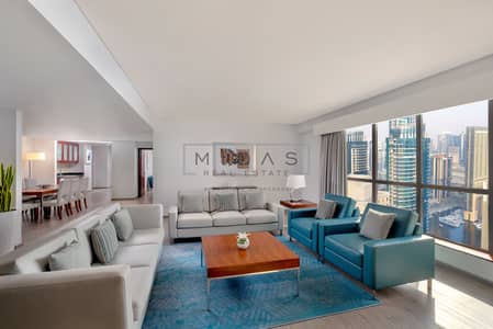 4 Bedroom Hotel Apartment for Rent in Jumeirah Beach Residence (JBR), Dubai - Four Bedroom Family Suite (3). jpg