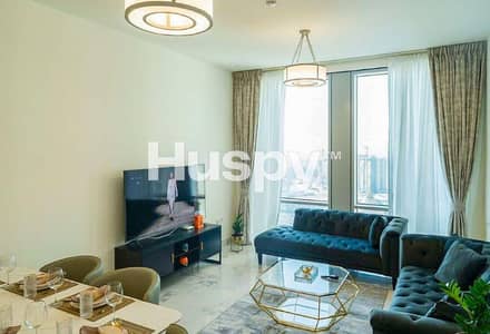 2 Bedroom Flat for Rent in Business Bay, Dubai - Fully Furnished | Sea View | Mid Floor
