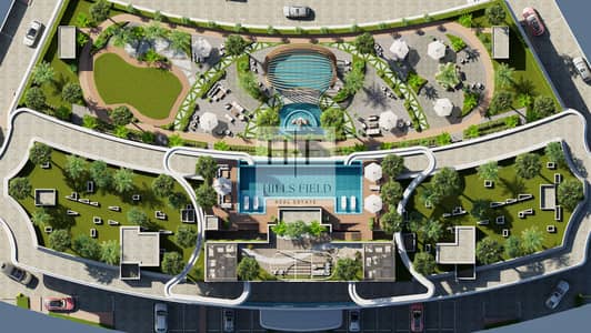 阿尔扬街区， 迪拜 1 卧室公寓待售 - 8 TOP VIEW 1. jpg