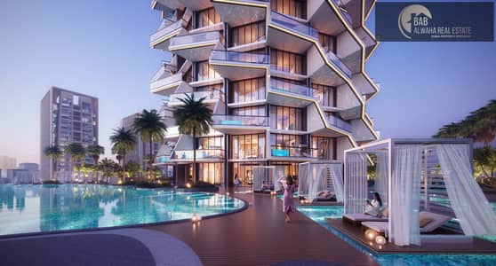 2 Cпальни Апартамент Продажа в Джумейра Вилладж Серкл (ДЖВС), Дубай - Exterior Royale 7. jpg