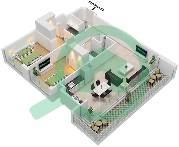 Unit 1 Floor 1 
Unit 2 Floor 2-23,25-50