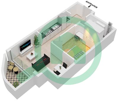 The Orchard Place Tower A - Апартамент Студия планировка Тип 2 FLOOR 2-21