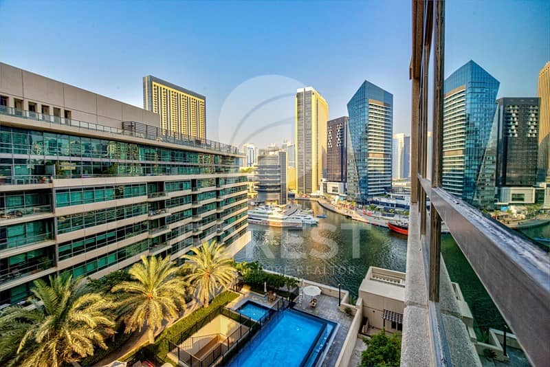 Vacant 1 BR with Amazing Marina View on Mid Floor
