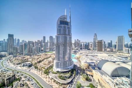 2 Bedroom Apartment for Rent in Downtown Dubai, Dubai - BURJ KHALIFA VIEW | HIGH FLOOR | FURNISHED